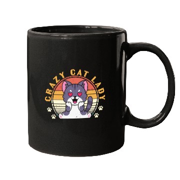 Discover Crazy cat Lady Mugs