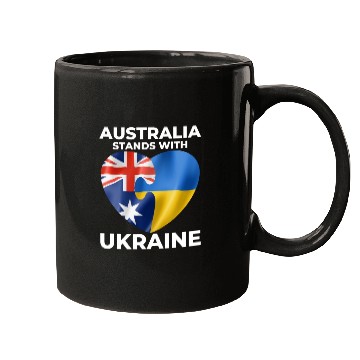 Discover Australia stands with Ukraine Mugs