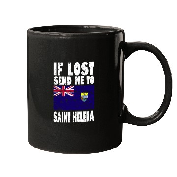 Discover SAINT HELENA Flag Saying Mugs