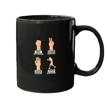 Discover Rock Paper Scissors Nothing Beats Boxing Funny Box Mugs