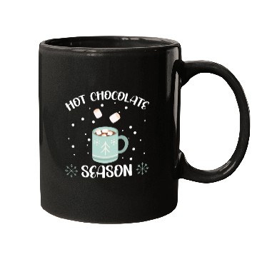 Discover Hot Chocolate Season Snow Winter Season Drink Mugs