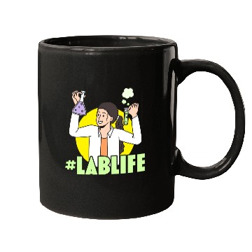 Discover #LabLife Biologist Science Teacher Biology Major Mugs