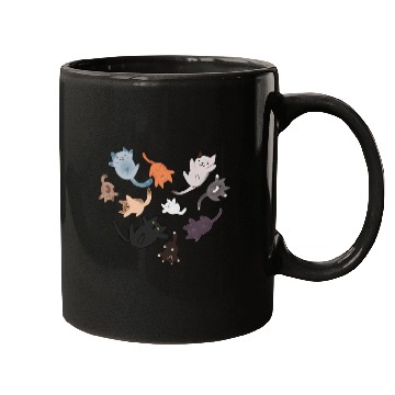 Discover Chibi Cat Heart Mugs