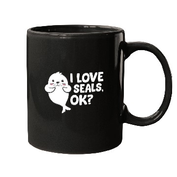 Discover Seal - I love seals, ok? Mugs