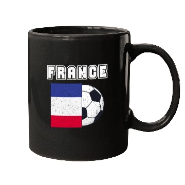 Discover France Soccer Team Flag Gift Mugs