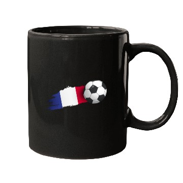 Discover France Soccer Ball Gift Mugs