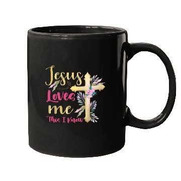 Discover Jesus Loves Me This I Know Easter Day Quotes Mugs