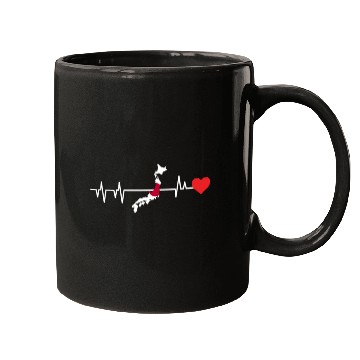 Discover Japan Heartbeat Gift Mugs