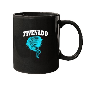 Discover 5th Birthday Tornado Fivenado Mugs