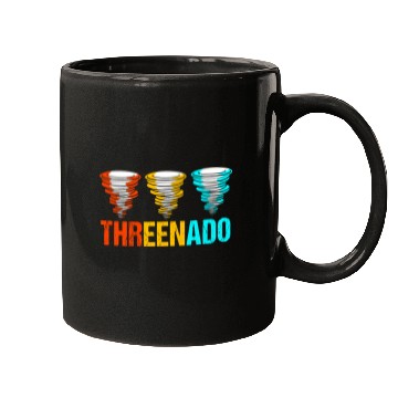 Discover 3rd Birthday Threenado Birthday Tornado Mugs