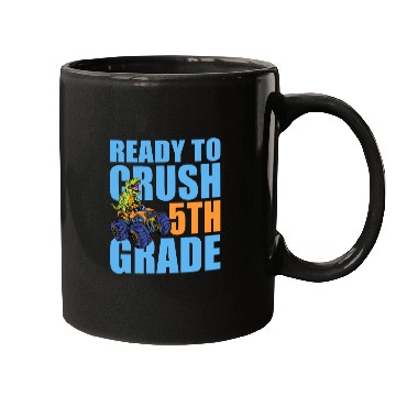 Discover I'm Ready To Crush 5th Grade T Rex Back To School Mugs