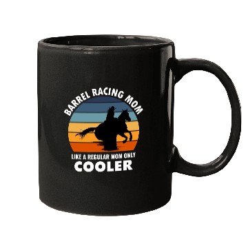 Discover Barrel Racer Racing Horse Mom Mothers day Vintage Mugs