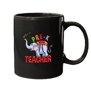 Discover Back To School Elephant Pre-K Teacher Mugs