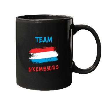 Discover Team Luxembourg flags design Mugs