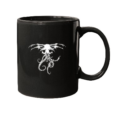 Discover Tentacle Monster Skull - White Mugs