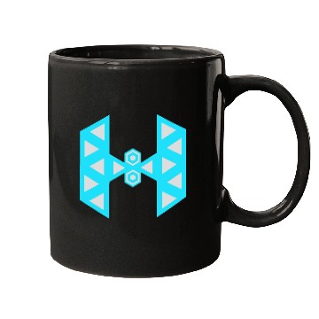 Discover Letter H Logo Robot Mugs