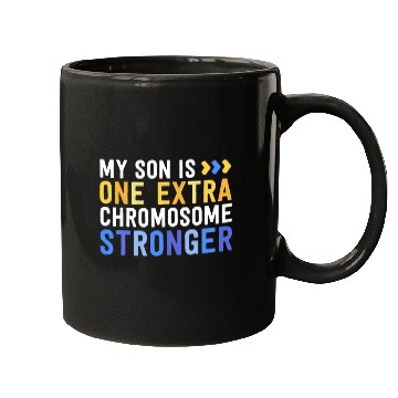 Discover Family Down Syndrome Awareness My Son One Extra Mugs
