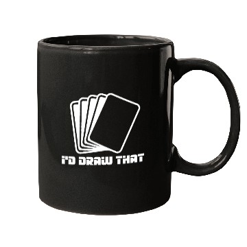 Discover I'd Draw That Card Collector Mugs