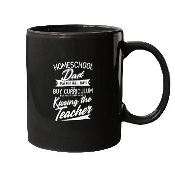Discover Home School Dad Teacher Mugs