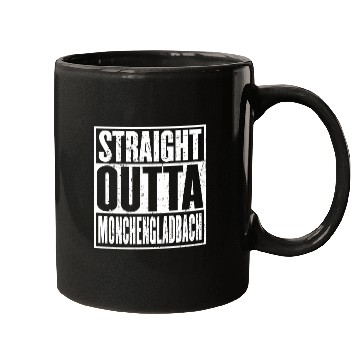 Discover Straight Outta Mönchengladbach Vintage Mugs