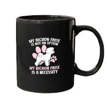 Discover Bichon Frise Dog Lover Dog Breeder Puppy Paw Love Mugs