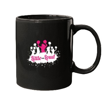 Discover Little And Loud Cheerleading Cheerleader Mugs