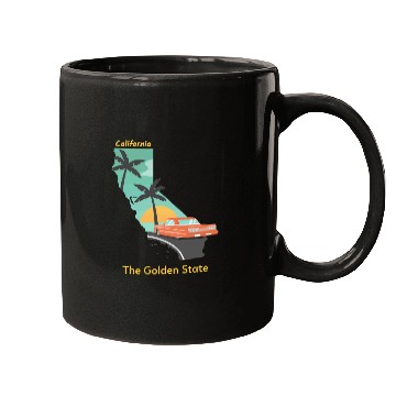 Discover California The Golden State Mugs