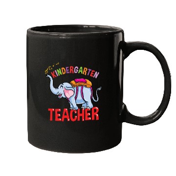 Discover Back To School Elephant Kindergarten Teacher Mugs