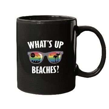 Discover Whats up beaches funny beach gay family vacation Mugs