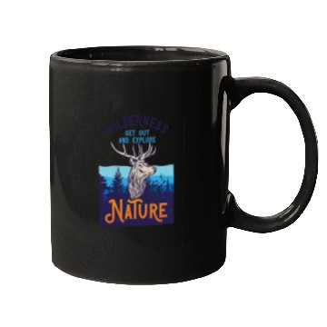 Discover Wilderness Get Out Out And Explore Nature Mugs