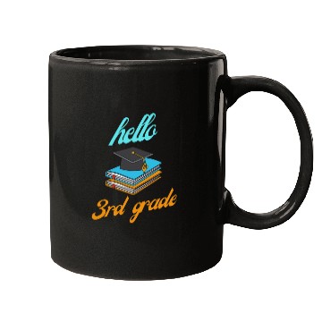 Discover 3rd Grade Team Neon Happy First Day Of School Mugs