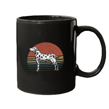 Discover Dalmatian Retro Dog Lover Mugs