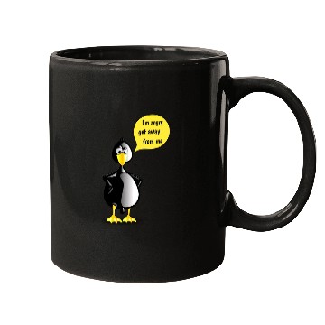 Discover Angry Penguin Bird Mugs