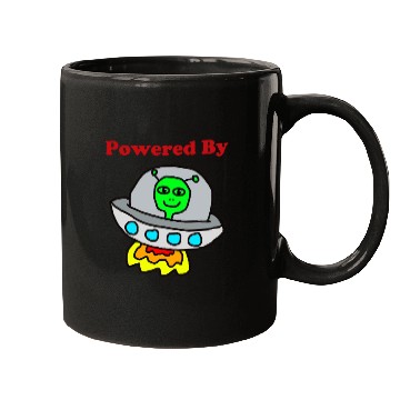 Discover Powered By Aliens Mugs