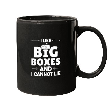 Discover I Like Big Boxes And I Cannot Lie - Mailbox Postal Mugs