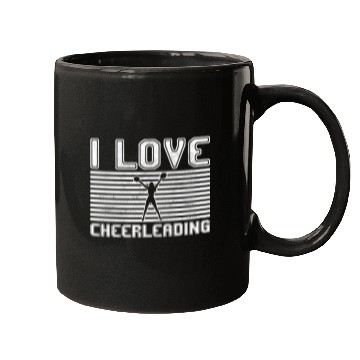 Discover I love cheerleading Mugs