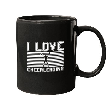 Discover I love cheerleading Mugs