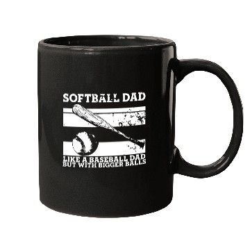 Discover Softball Dad Mugs