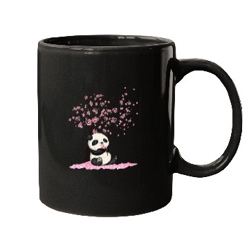 Discover Cherry Blossom Japanese Art Panda Lover Panda Bear Mugs