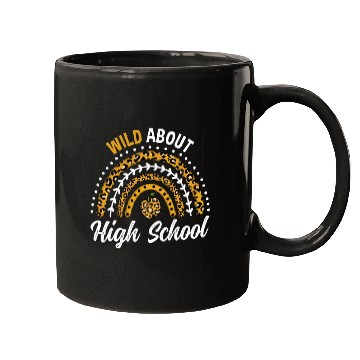 Discover Wild About High School Teacher Rainbow Mugs
