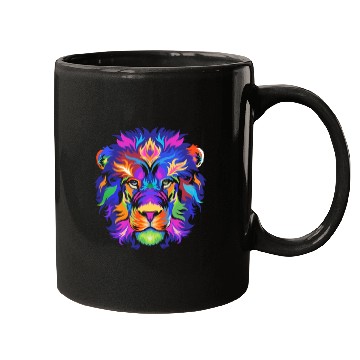 Discover Colorful lion Mugs