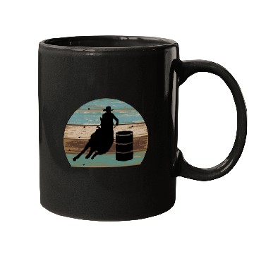 Discover Barrel Racing Retro Style Mugs