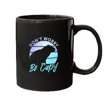 Discover Happy Capybara Animal Lover Mugs