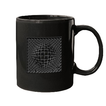 Discover Geometric Lines Sphere Circle View Mugs