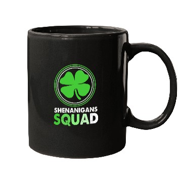 Discover St Patrick Day Clover Shenanigans Squad Mugs