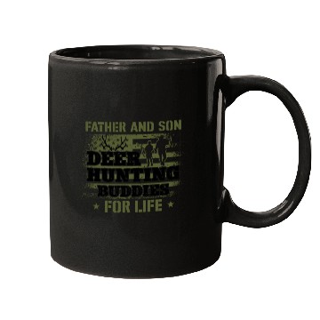 Discover Buck Deer Hunting Hunter Father Mugs