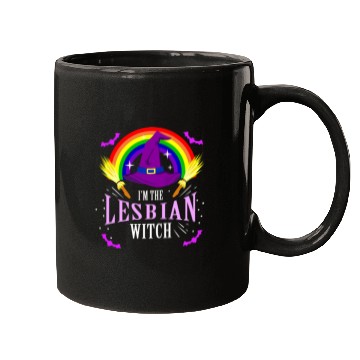 Discover I m The Lesbian Witch For Halloween New Mugs