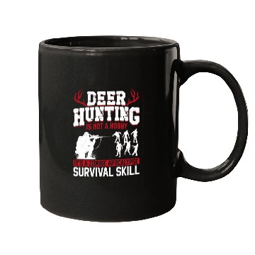 Discover Buck Deer Hunting Hunter Zombie Mugs