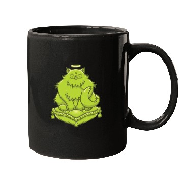 Discover Green Buddha Cat Mugs