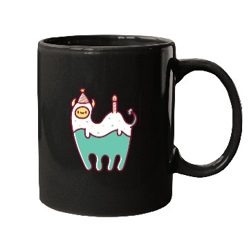Discover Green Llama Monster Party Mugs